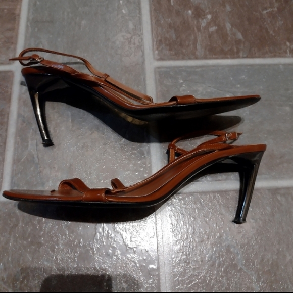 Sergio Rossi sexy brown conyac sandal pump size37 - Picture 3 of 4